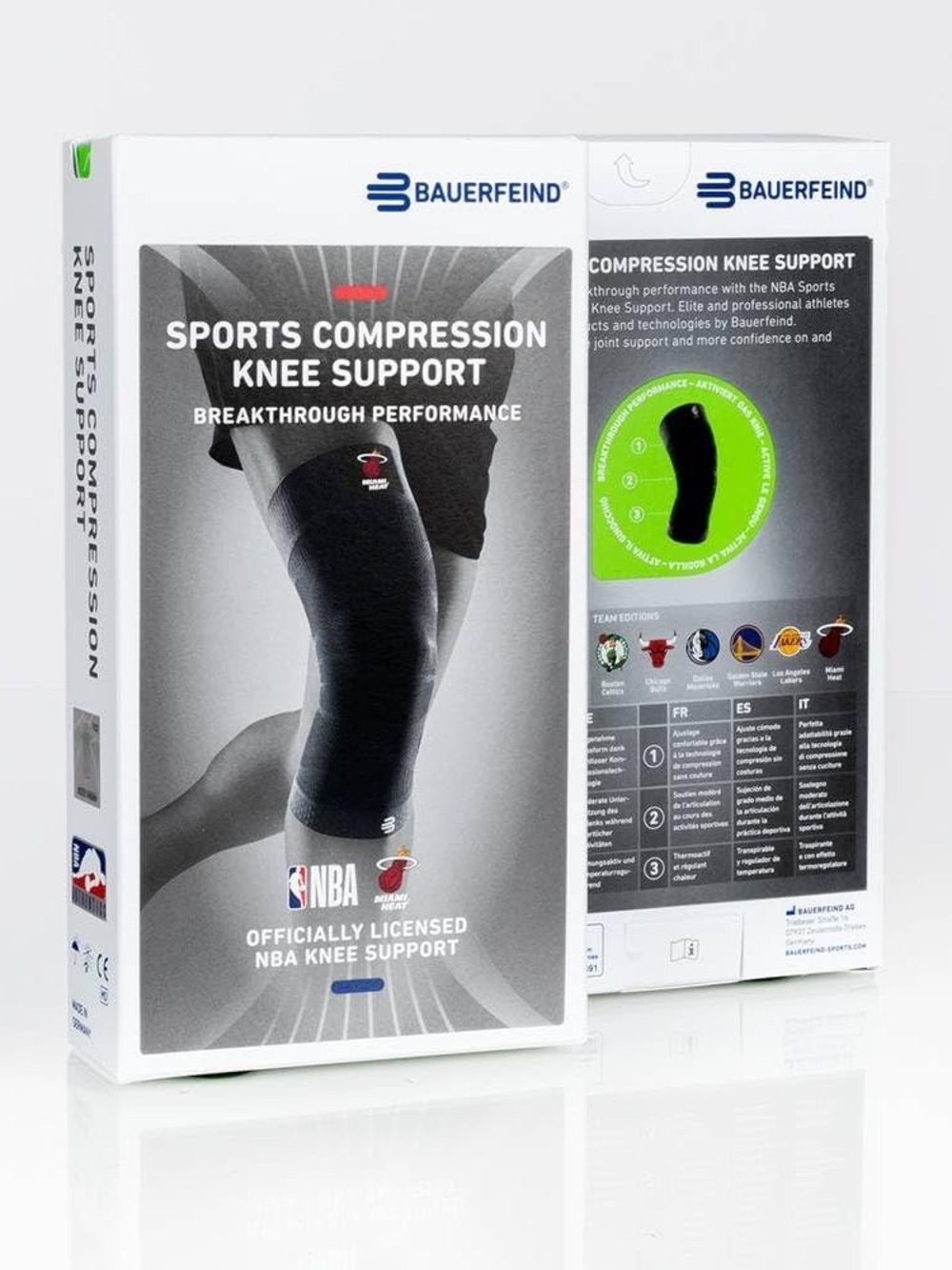 Bauerfeind Sports Compression Knee Support NBA - Lightweight Design M